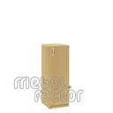 Единичен офис шкаф с три нива и врата 3Н