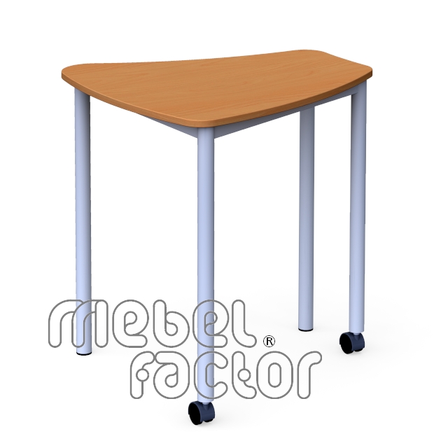 Modular, school table POLY H71cm, mobile