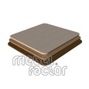 Квадратен плот за маса 60х60/1,8см, заоблени ъгли