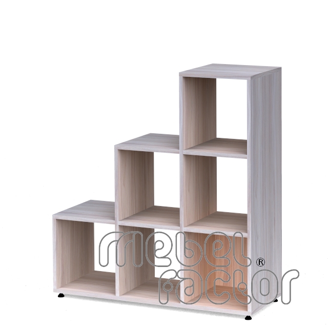 Double-sided shelf STAIRS, left