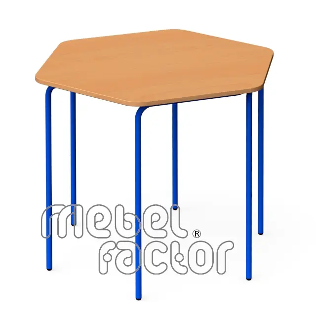 Шестоъгълна, модулна маса САВУЛЕН Н76см
