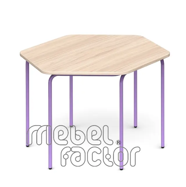 Hexagonal, modular table SAVULEN H59cm