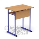 Single table UNIVERSAL H76cm with front and shelf