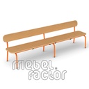 Bench SAVULEN with backrest 180/ H31cm