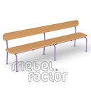 Bench SAVULEN with backrest 180/ H35cm