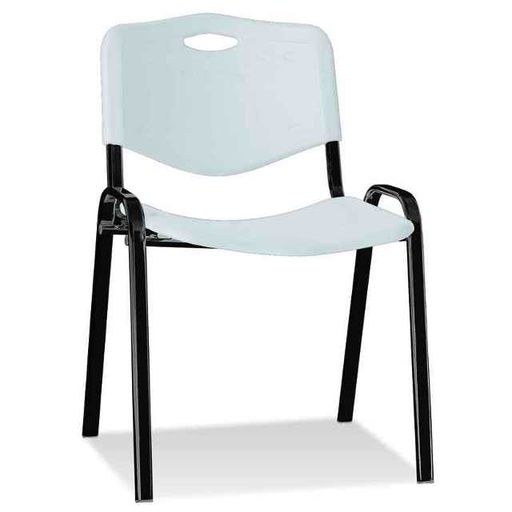 Посетителски стол ИСО ПЛАСТИК ЧЕРЕН