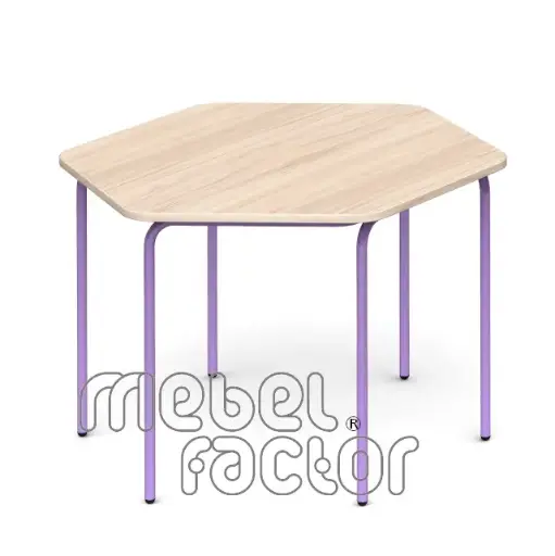 Hexagonal, modular table SAVULEN H59cm