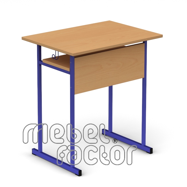 Single table UNIVERSAL H76cm with front and shelf