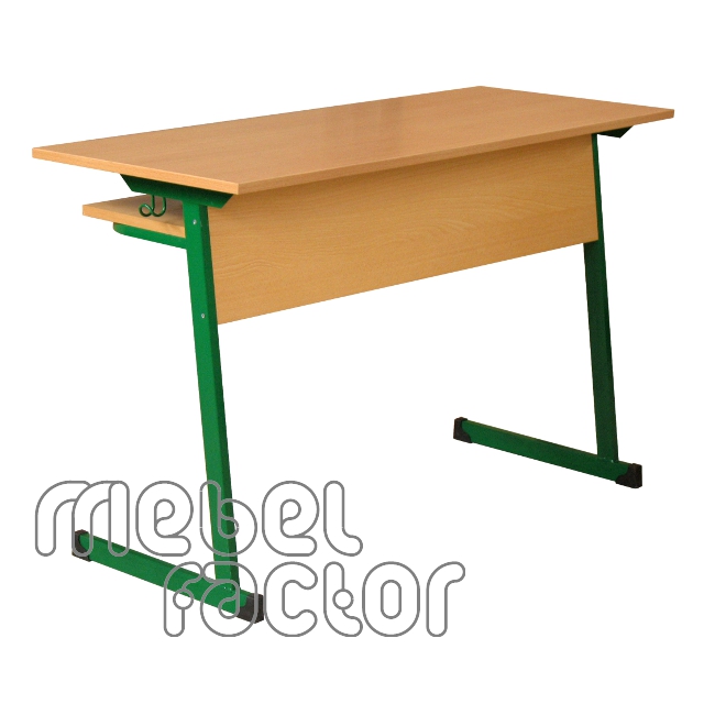Double table TINA H65cm with front and shelf
