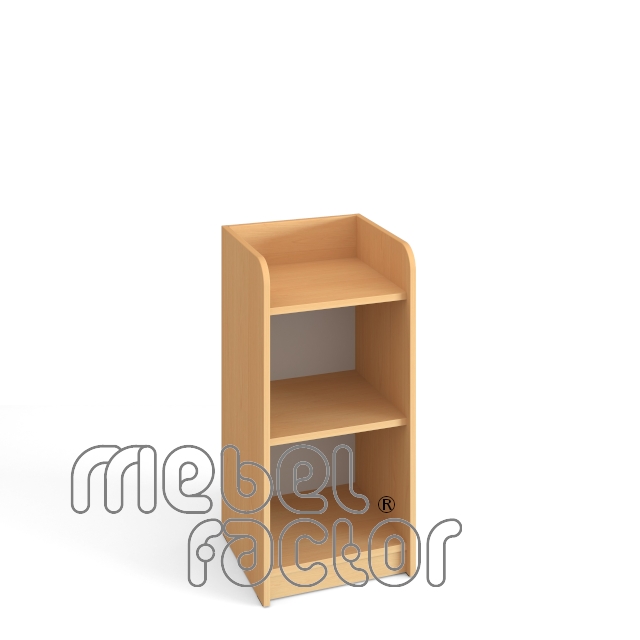 Single shelf with two levels