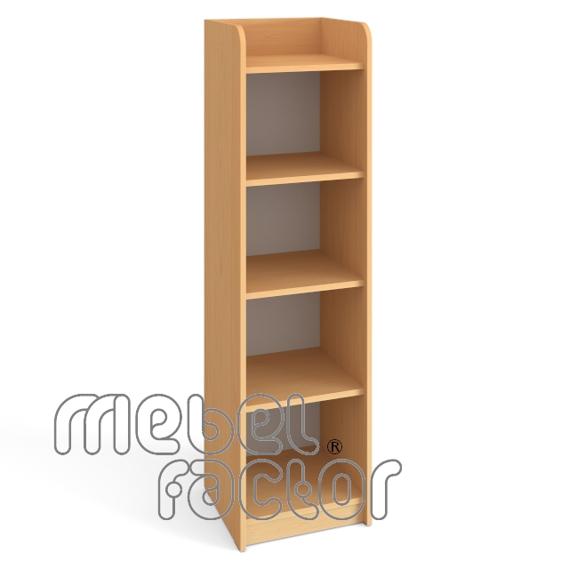 Single shelf with four levels