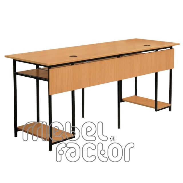 Double computer table UNIVERSAL 180x60cm, H76cm